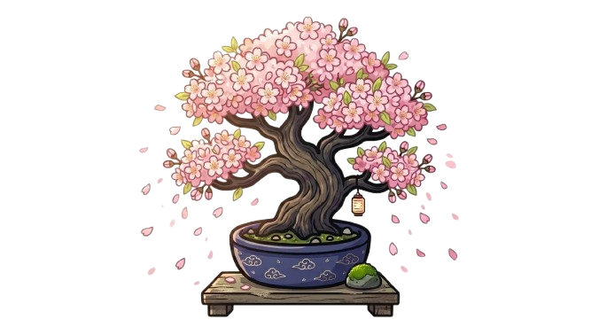 cherry blossom bonsai