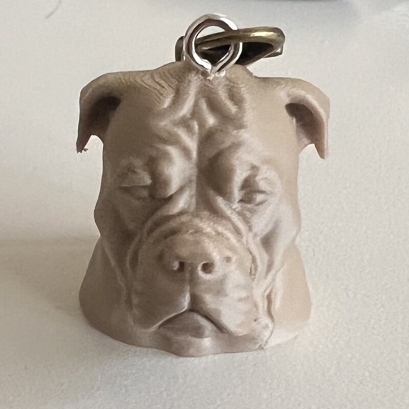 Bulldog custom keychain