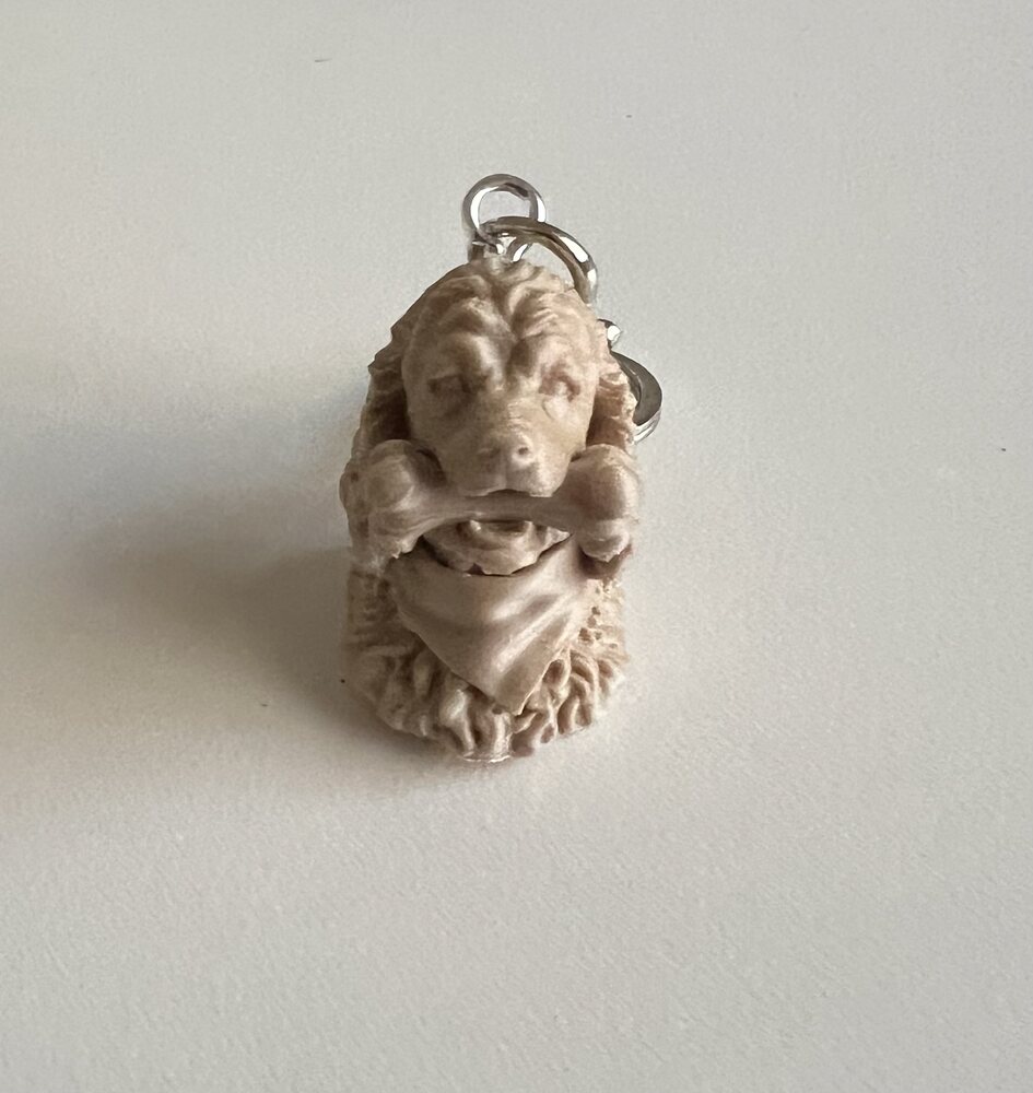 Spaniel custom keychain